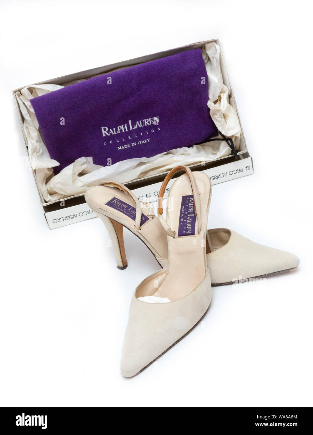 Ralph Lauren womens shoes Banque D'Images