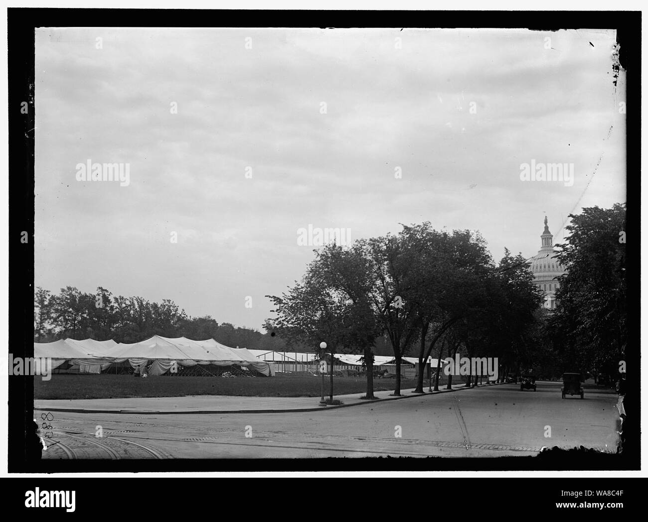 Réunion de la Confédération. Location de tentes confédérés, NEW JERSEY AVE. Et C Street, S.W. Banque D'Images