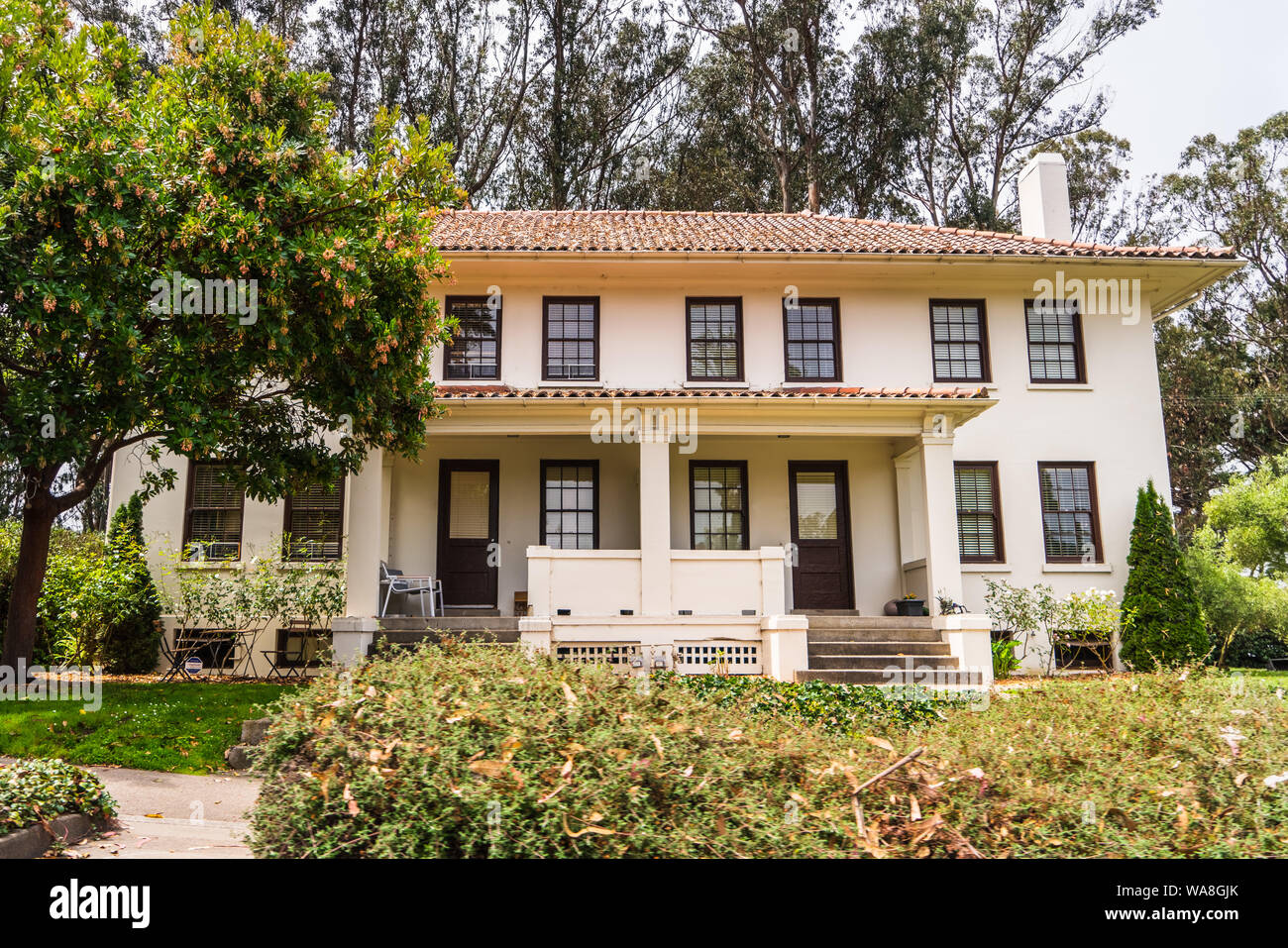 Maison duplex dans Presidio de San Francisco, Californie Banque D'Images