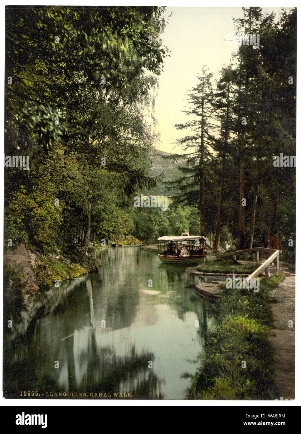 Canal Walk, Llangollen, Wales ; titre de la Detroit Publishing Co., catalogue J-section étrangère. Detroit, Michigan : Detroit Photographic Company, 1905 ; n° d'impression. 10555. ; fait partie de : Vues de l'architecture du paysage dans le pays de Galles à l'Photochrom collection imprimée. ; plus d'informations sur l'impression Photochrom Collection est disponible à l'http://hdl.loc.gov/loc.pnp/pp.pgz Banque D'Images