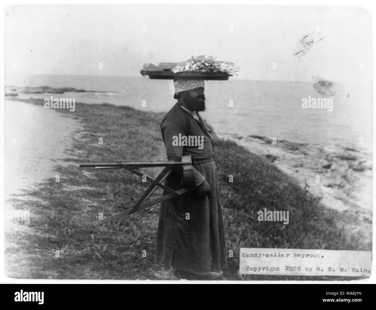 Candy-vendeur, Beyrout Banque D'Images