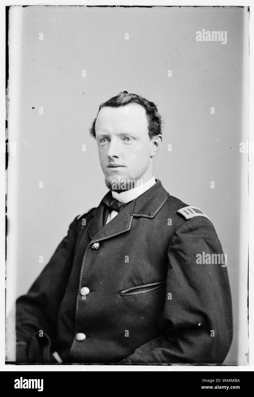 Le capitaine H Randol, 1er Régiment d'artillerie. Le colonel 2d, N.Y. Cav. Banque D'Images