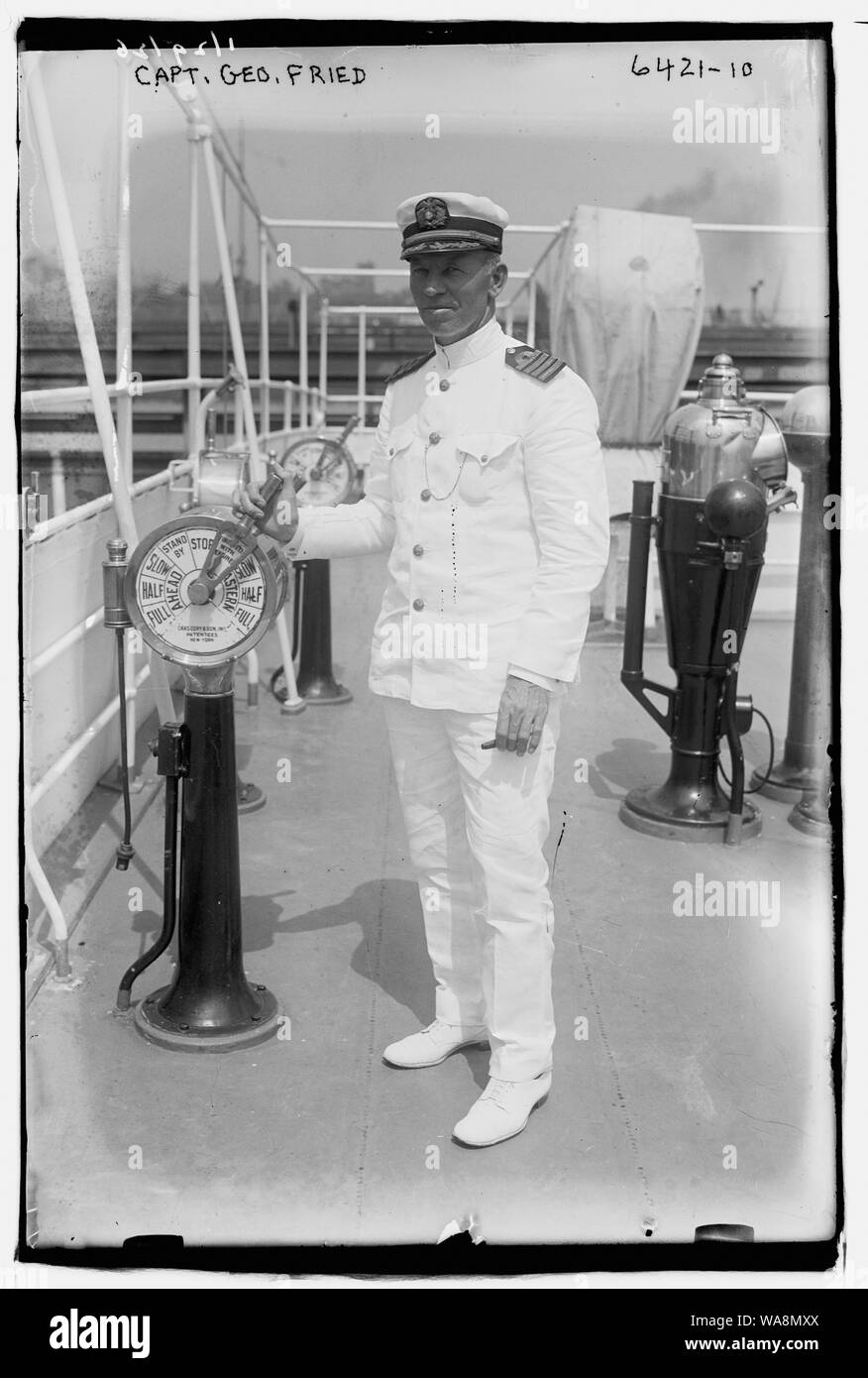 Le capitaine Geo. Fried Banque D'Images