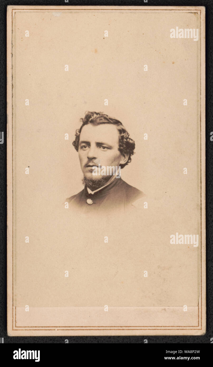Le Capitaine Charles D. Grannis de Co. A, B et H, 44e Régiment d'infanterie de New York, en uniforme] / Anson's, 589 Broadway, en face de l'hôtel Metropolitan Banque D'Images