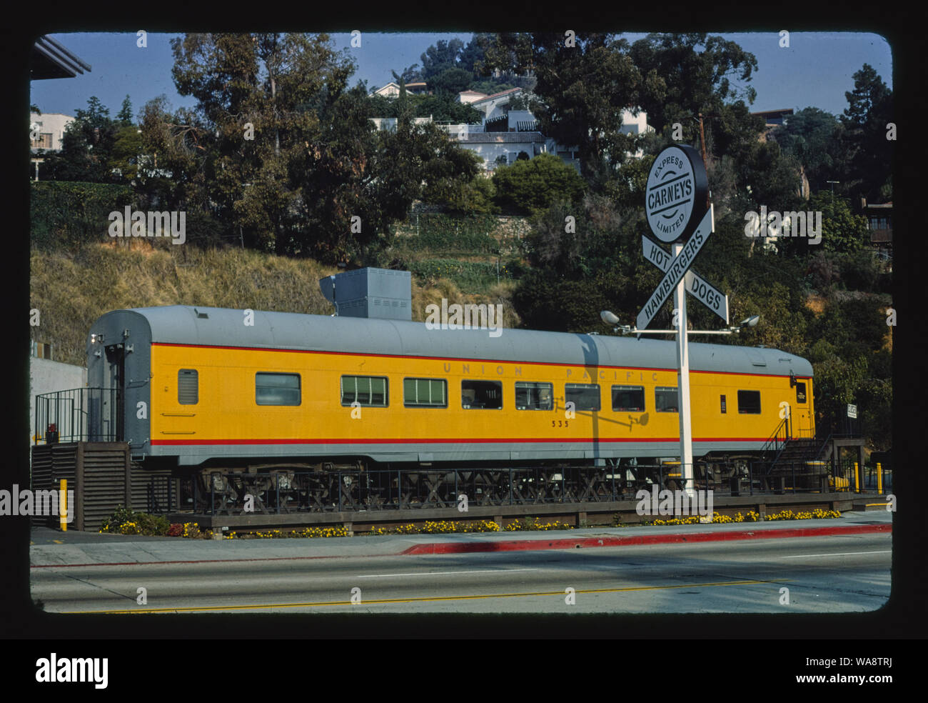 Carney's Express, même endroit, l'angle 2, Sunset Boulevard, Hollywood, Californie Banque D'Images