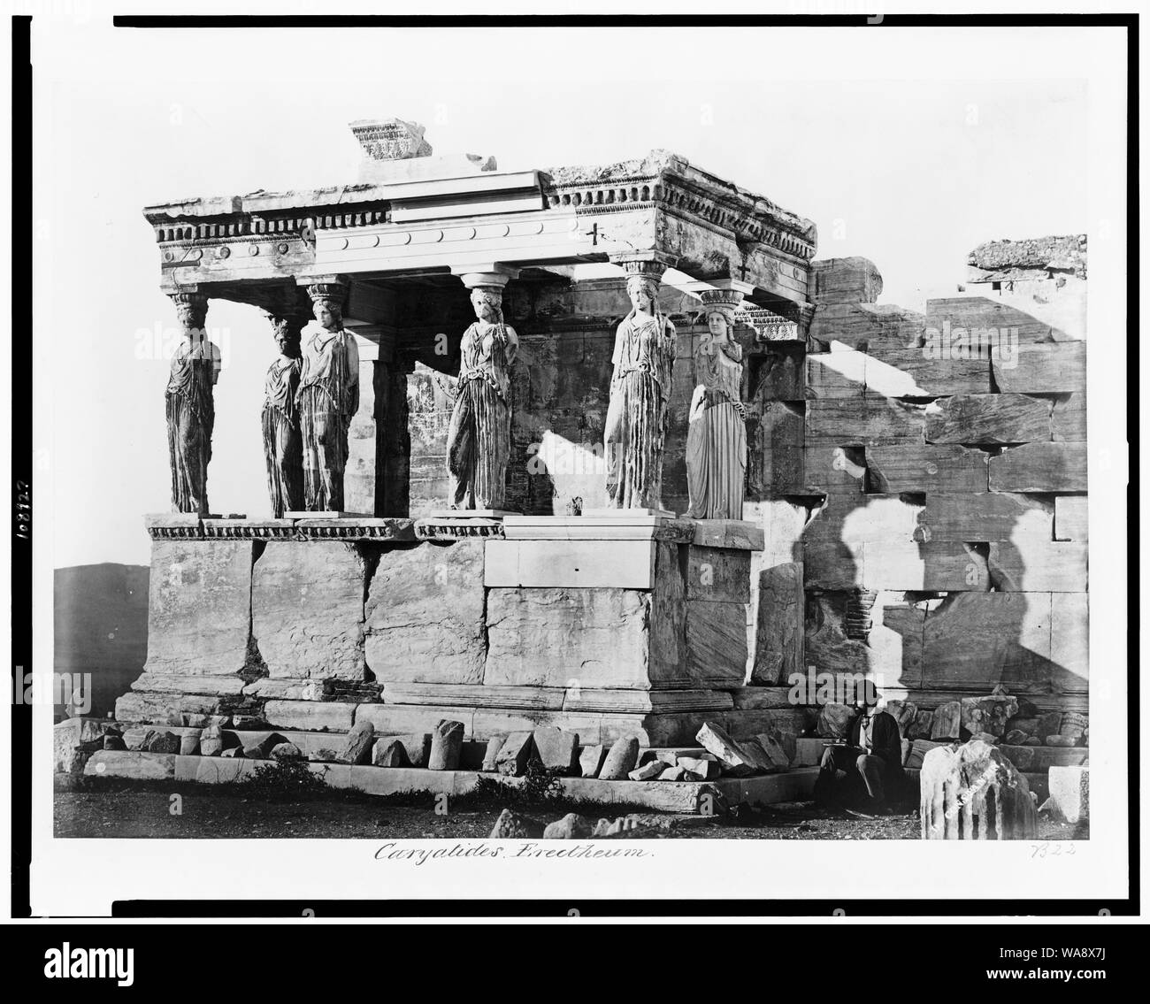 Caryatides. Erectheum / D. Constantin. Banque D'Images