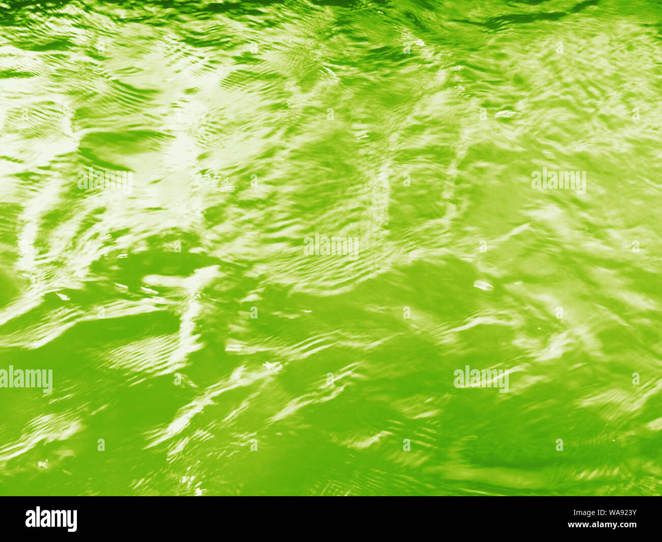 L'eau verte du matériau de texturation Banque D'Images