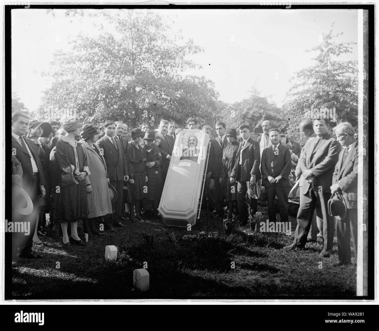 Photo de cimetière pas de nom Banque D'Images