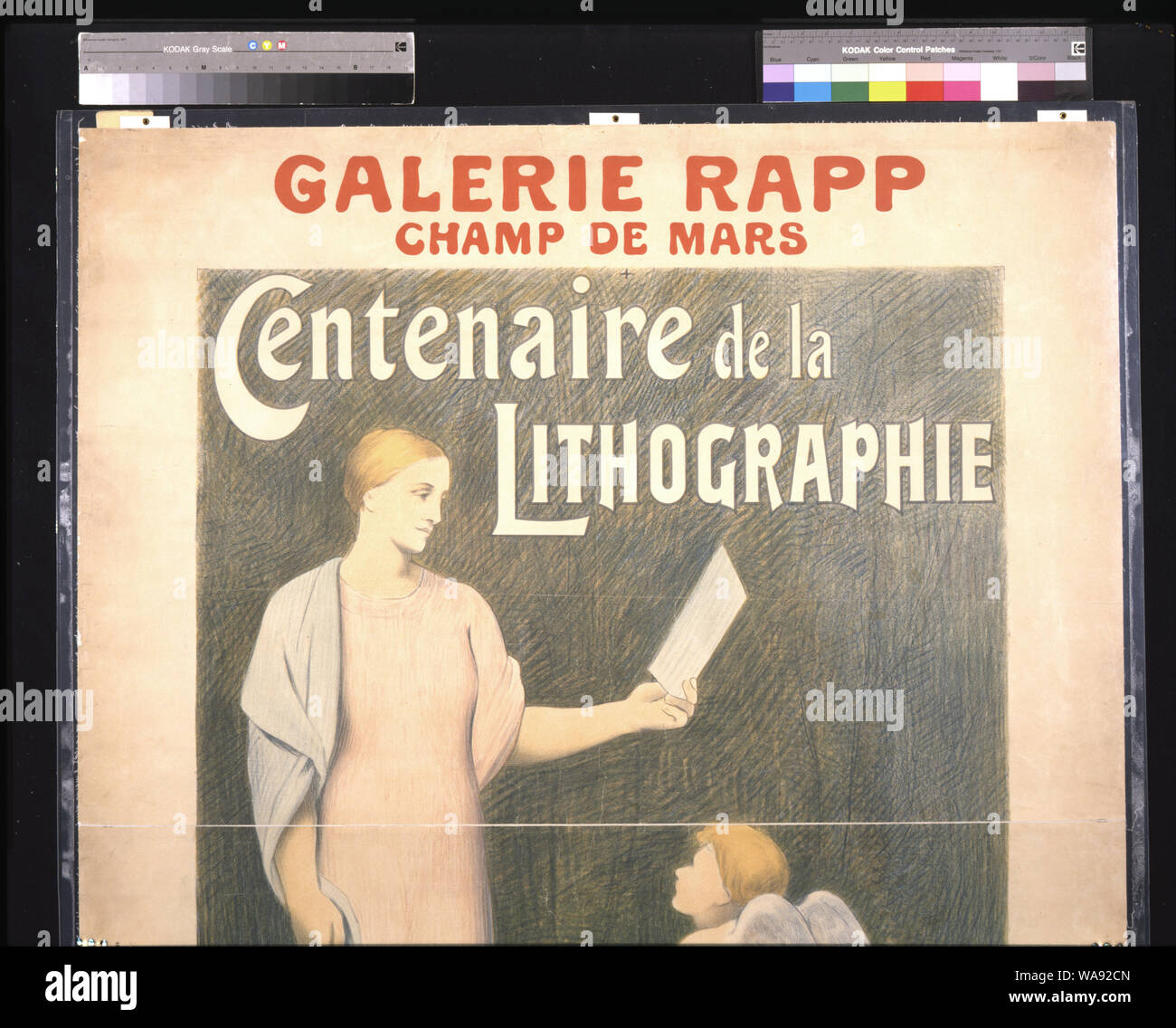 Centenaire de la lithographie -- Galerie Rapp, Champ de Mars -- novembre 2007, 1895 / P. Puvis de Chavannes. Banque D'Images
