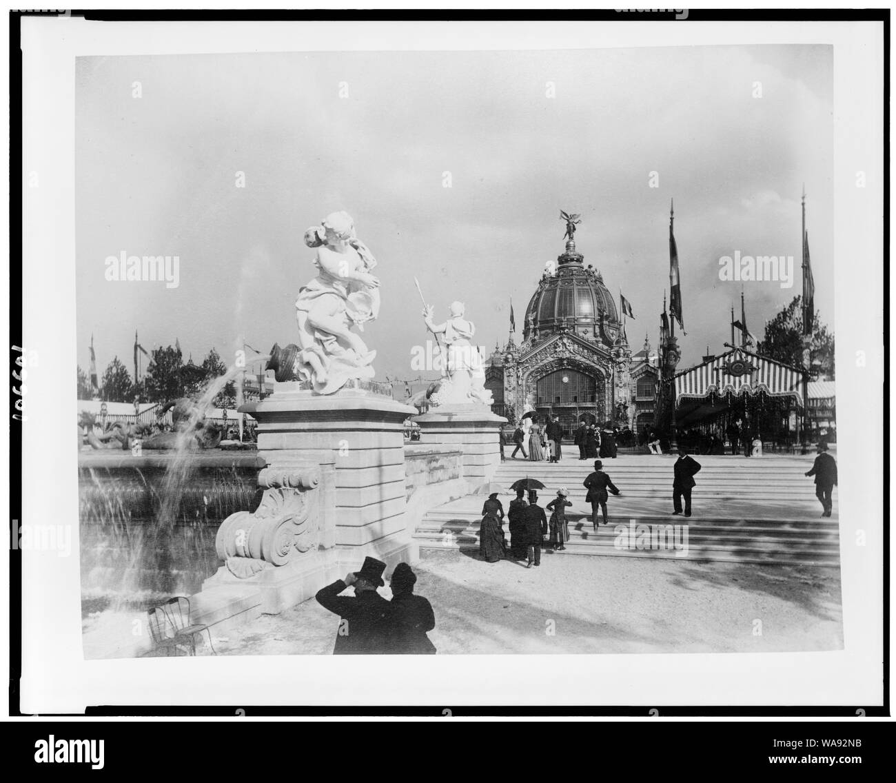Coupole centrale, l'Exposition de Paris, 1889 Banque D'Images
