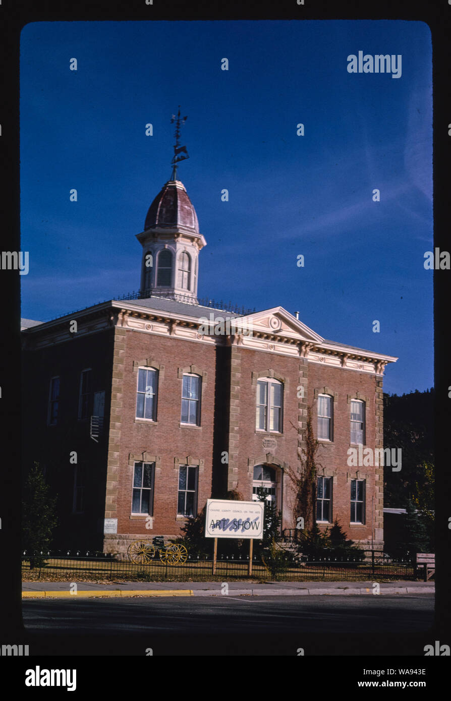 Chaffee County Courthouse (1882) Art Centre, rue Principale, Buena Vista, Colorado Banque D'Images