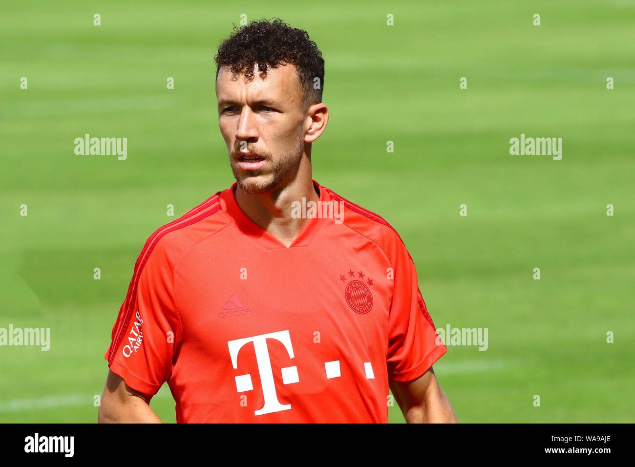 Munich, Allemagne 17. Août 2019 : 1. BL - 19/20 - FC Bayern Munich 17.08.2019 Formation Ivan Perisic (FC Bayern Munich), promotion / seule image / | conditions dans le monde entier Banque D'Images