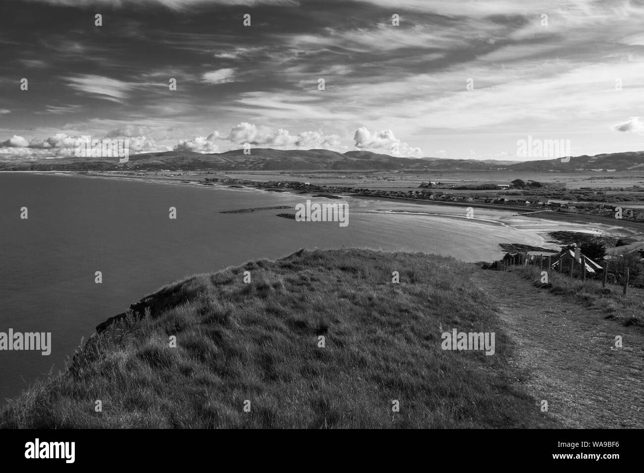 La station balnéaire de Borth sur la côte Ceredigion Mid Wales UK. Juin 2019 Banque D'Images