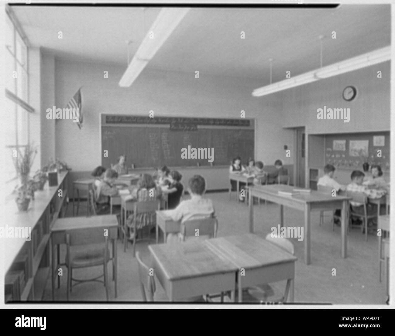 Chase School, Waterbury, Connecticut. Banque D'Images