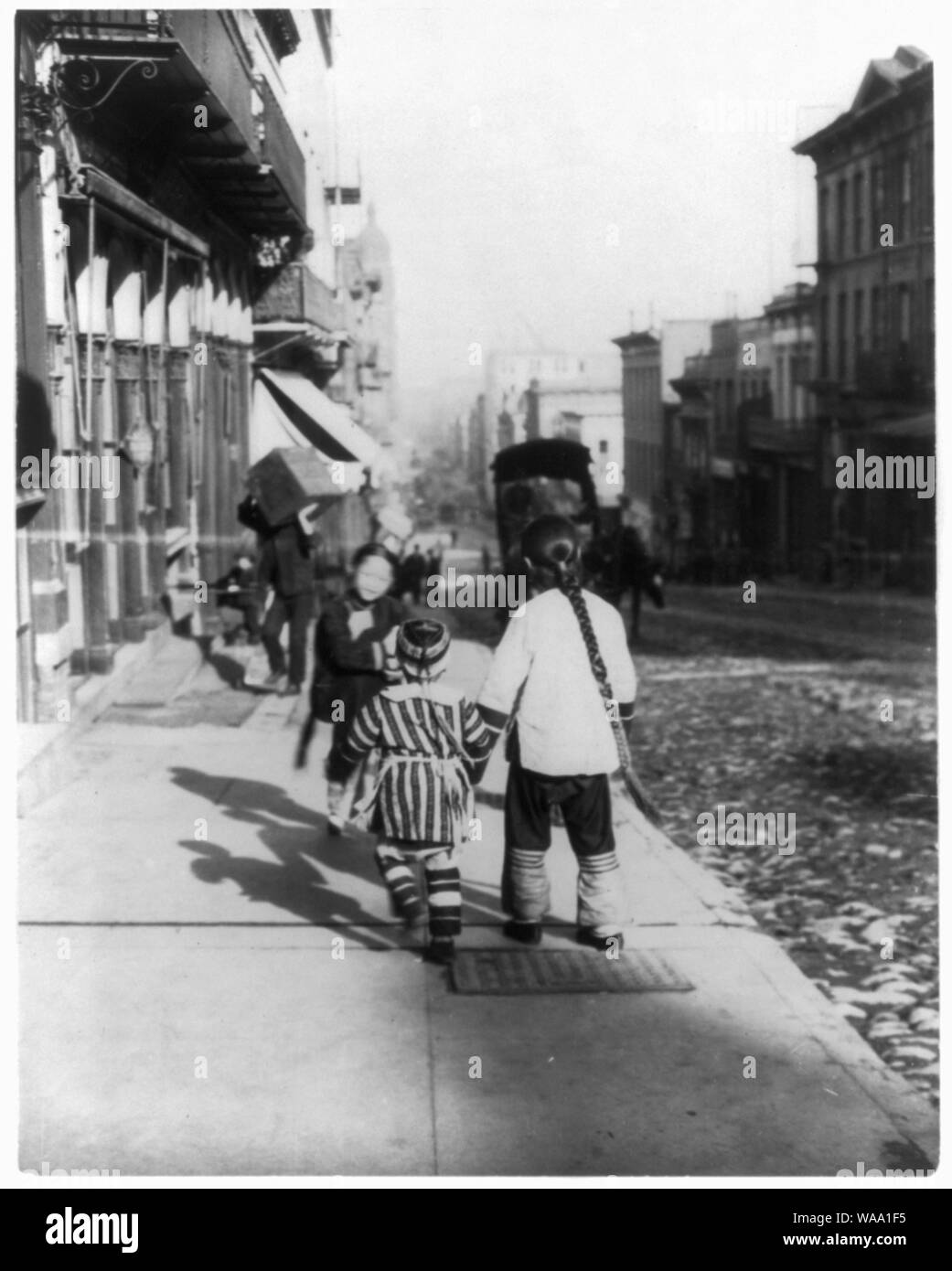 Chinatown, San Francisco, CA., 1903 Banque D'Images