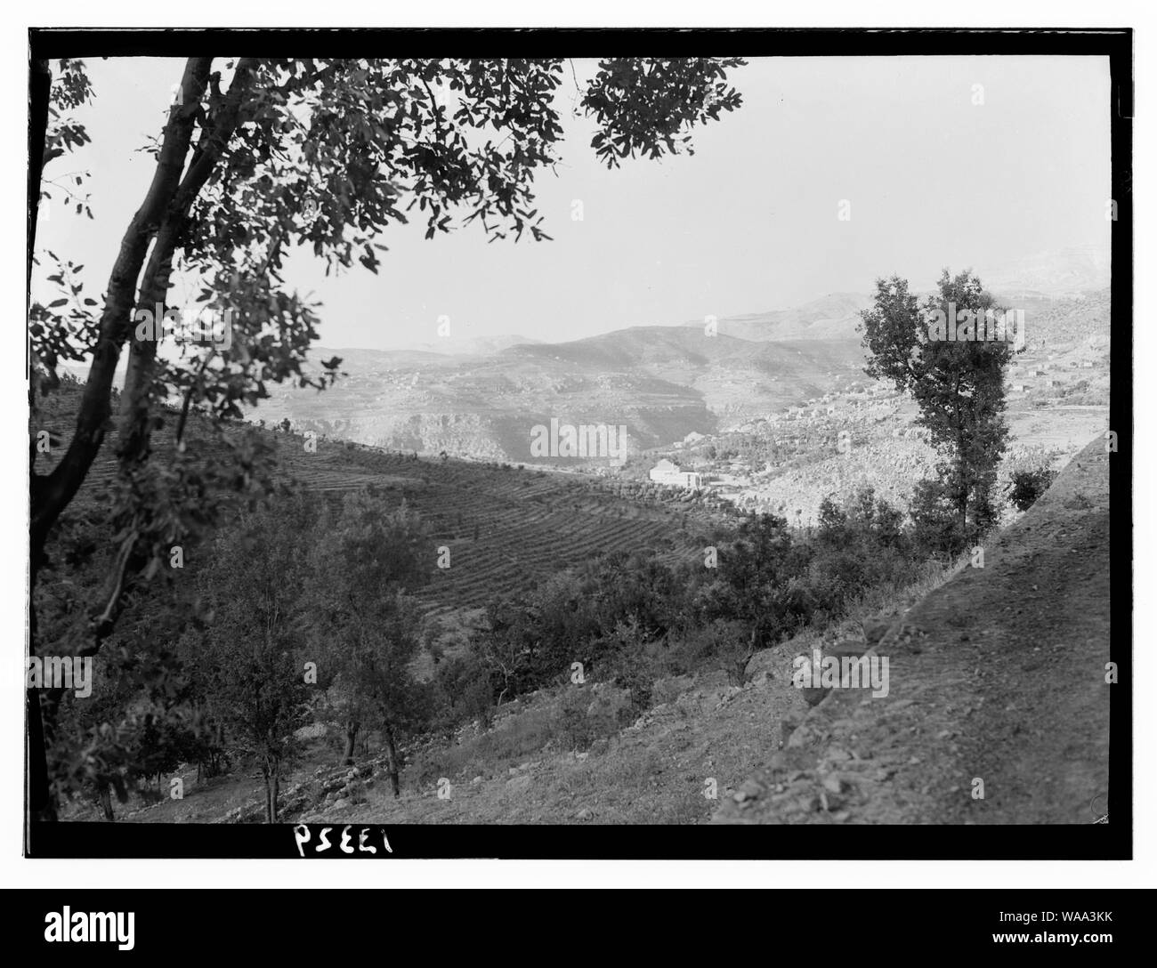 Vallée de chouer d'heure-es-chouer. Chouer Valley Banque D'Images