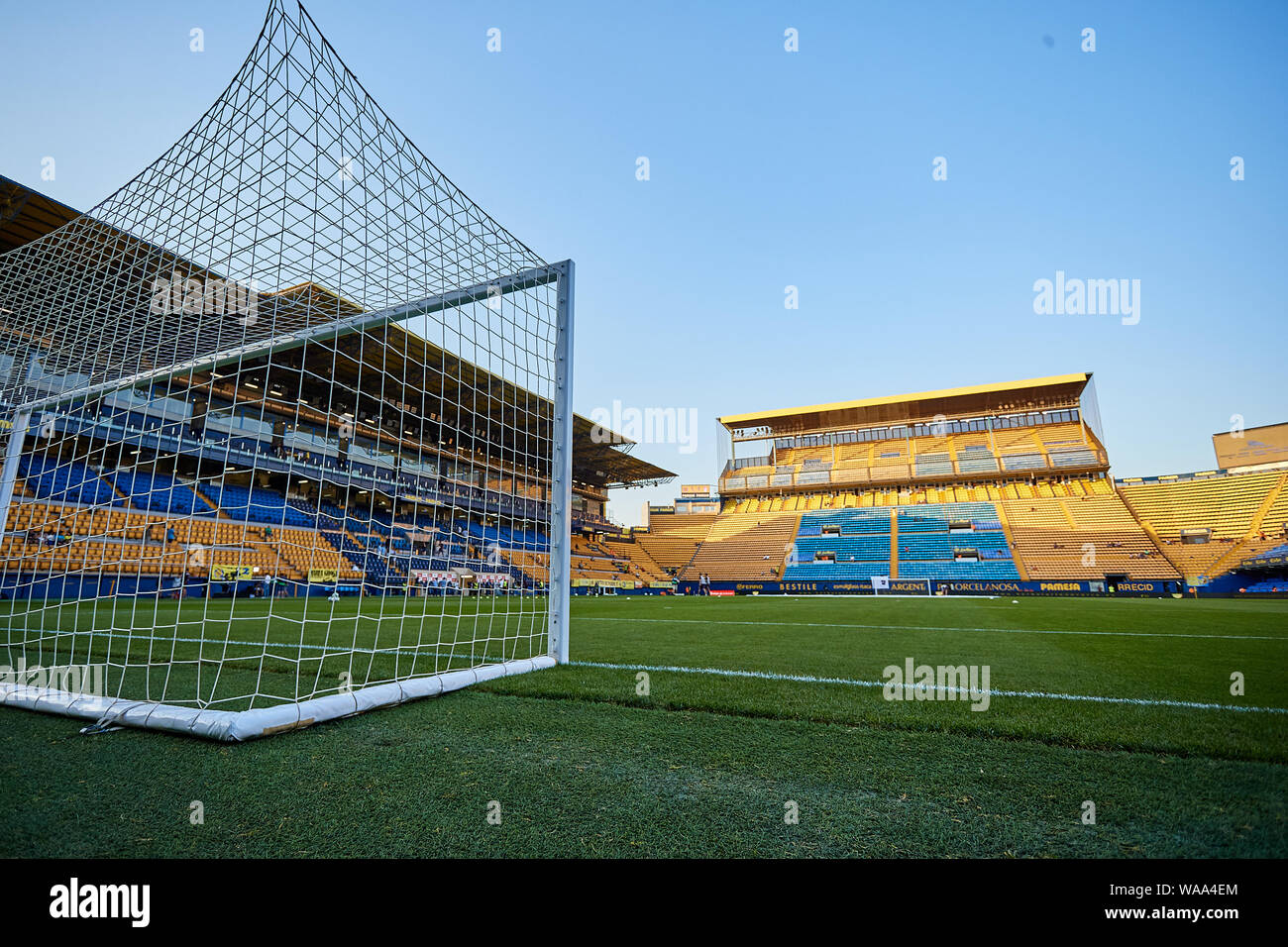 VILLAREAL, ESPAGNE - Août 17 : Vue générale avant le match de Liga entre Villarreal CF et CF Grenade à Estadio de la Ceramica le 17 août 2019 à Villareal, l'Espagne. (Photo de David Aliaga/MO Media) Banque D'Images