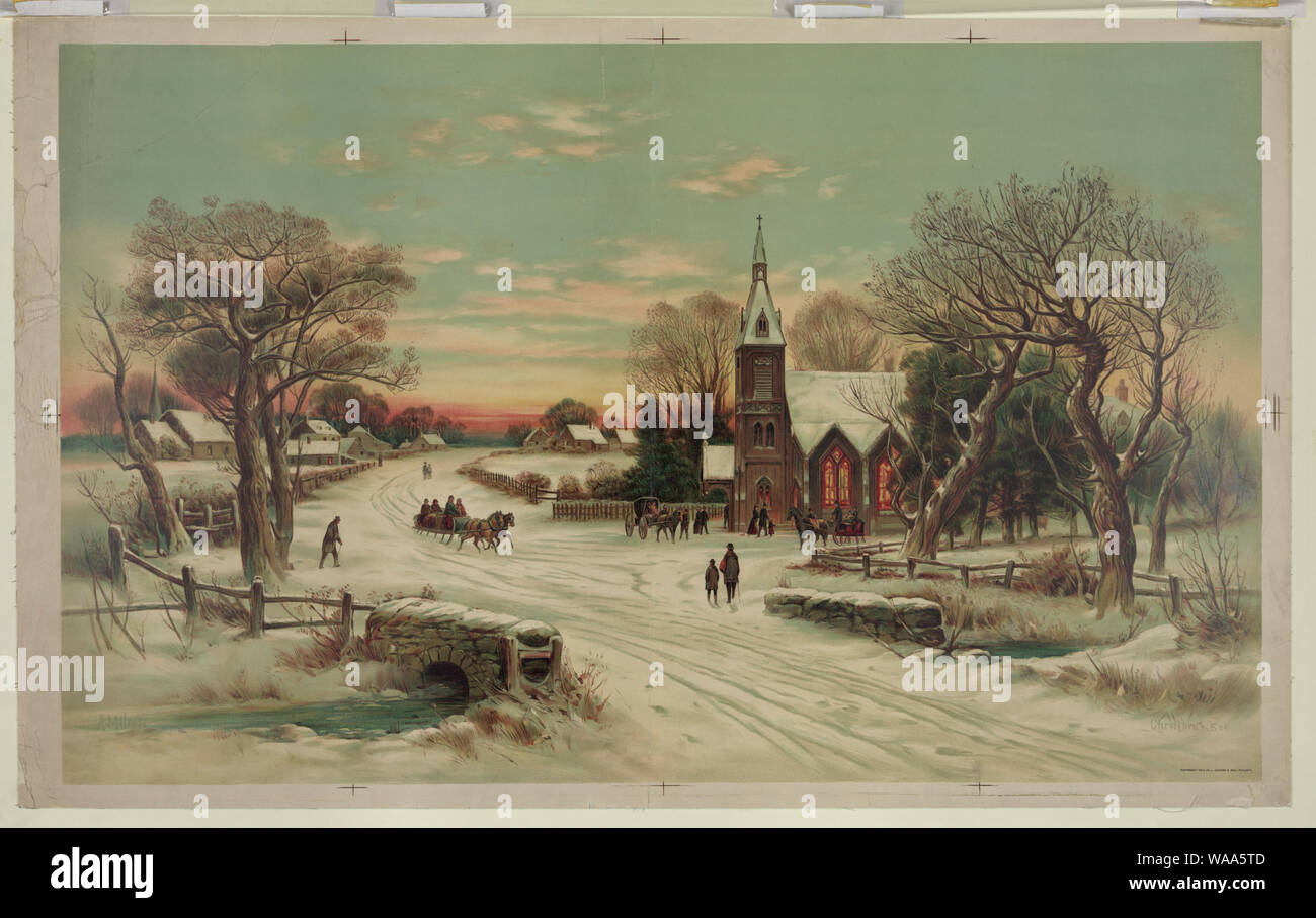 Veille de Noël Banque D'Images