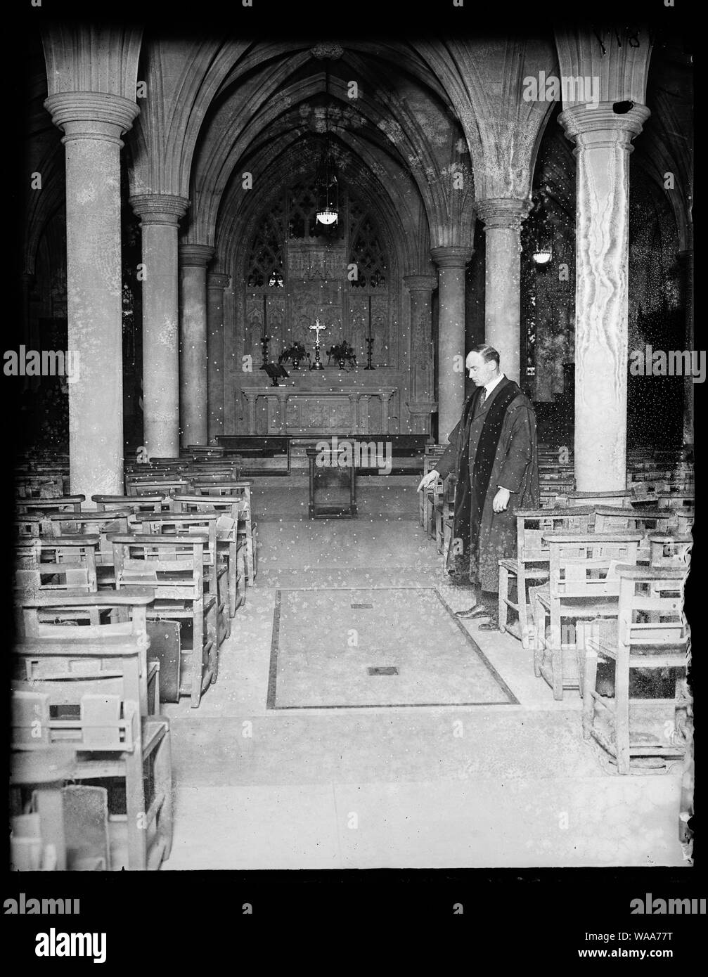 Intérieur de l’église Banque D'Images