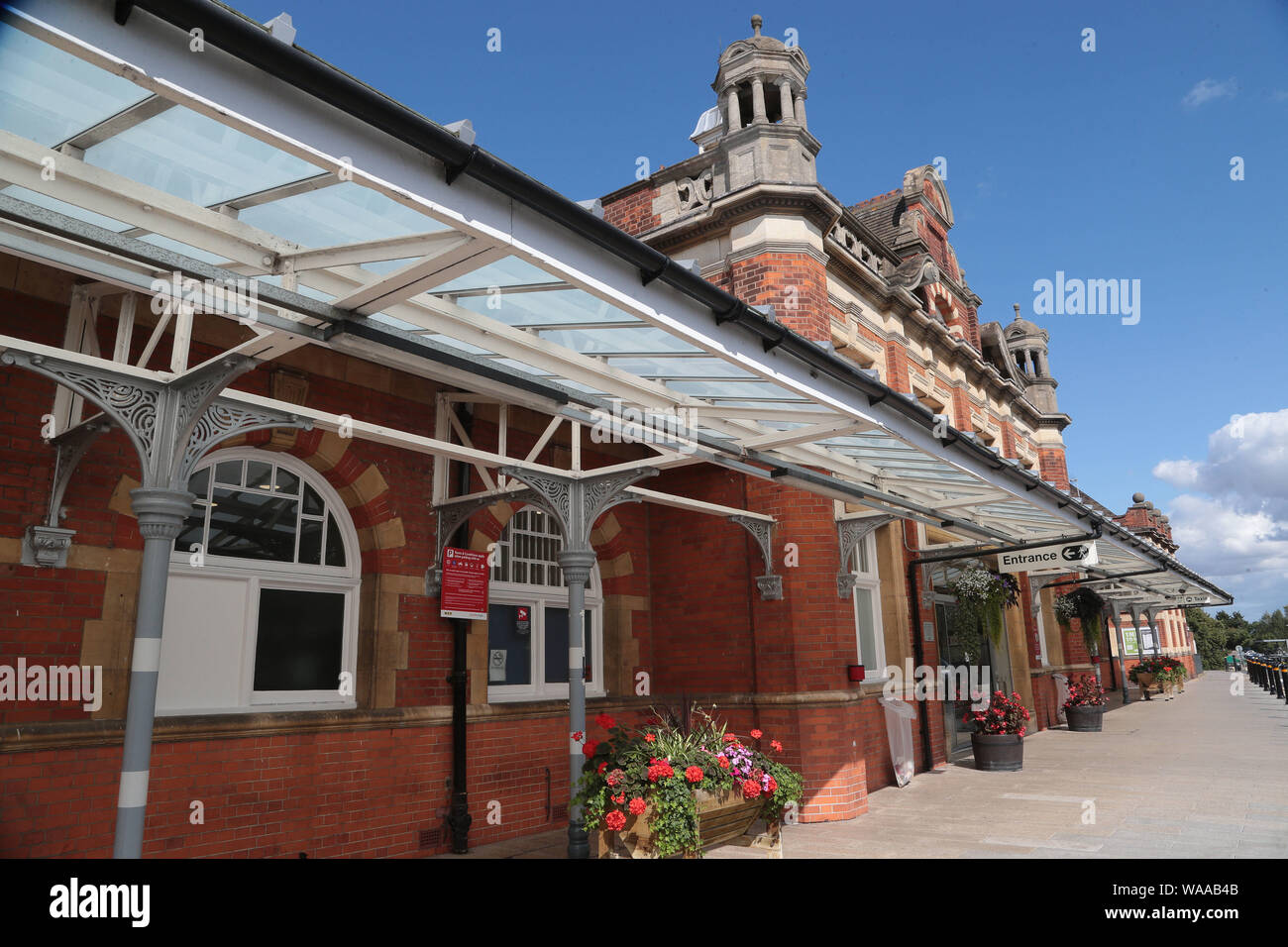 La gare de Colchester Essex localement, cependant, il est également connu sous le nom de Colchester-nord Banque D'Images