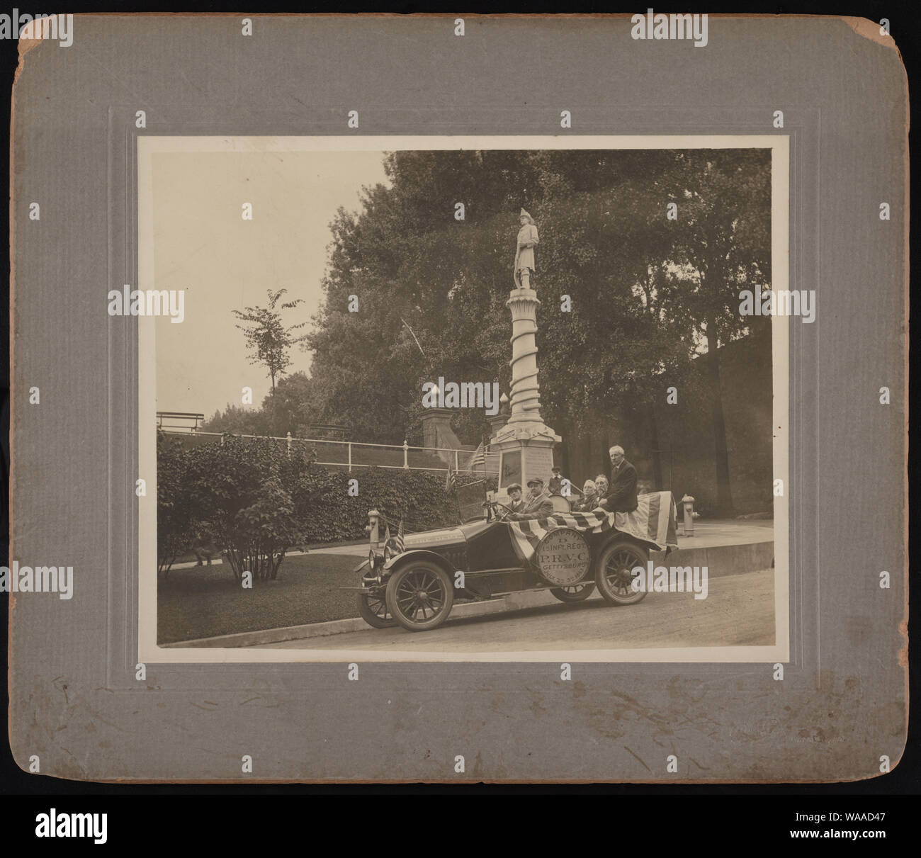 Les anciens combattants de la guerre civile de CO. D, 30e Régiment d'infanterie de Pennsylvanie, Delaware 1er Corps de réserve] / plongées, Pomeroy & Stewart, Reading, Pa Banque D'Images