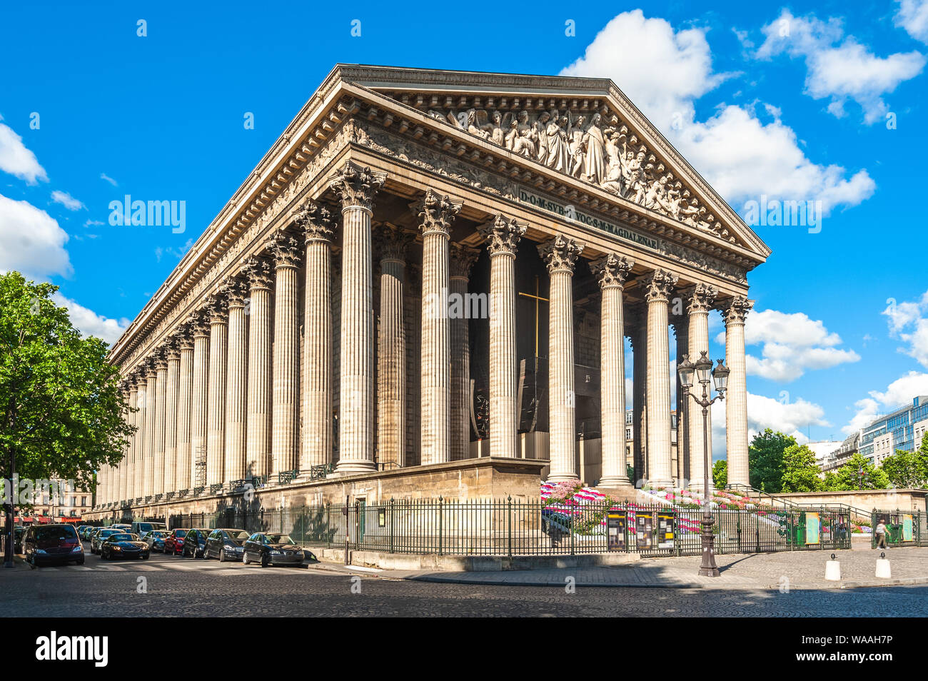 Eglise de la Madeleine à Paris, France Banque D'Images