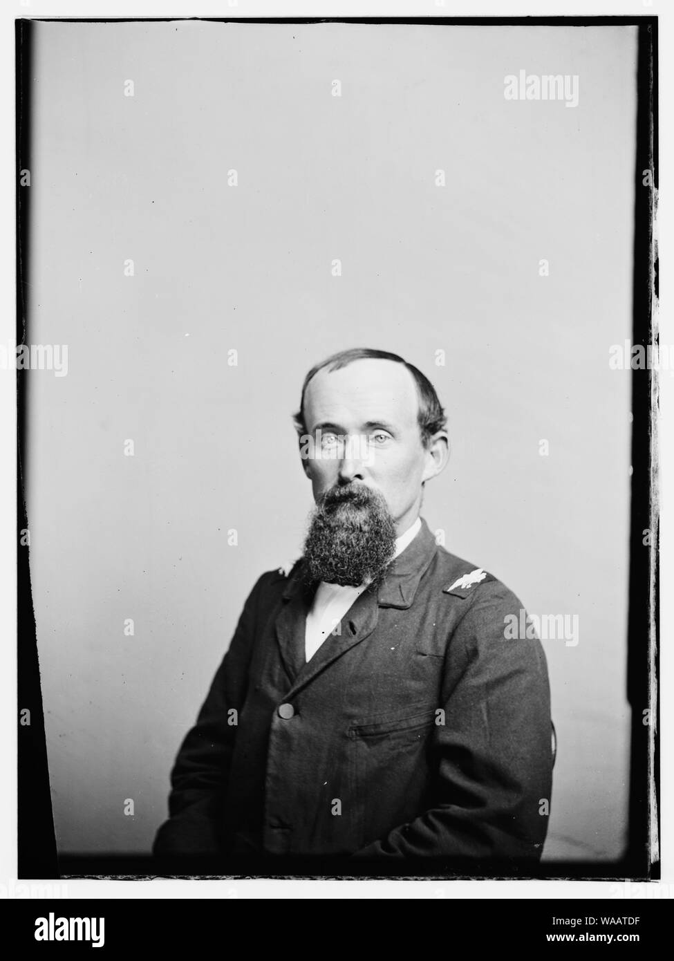 Co. Ira G Grover, 7e Ind. Inf. Banque D'Images