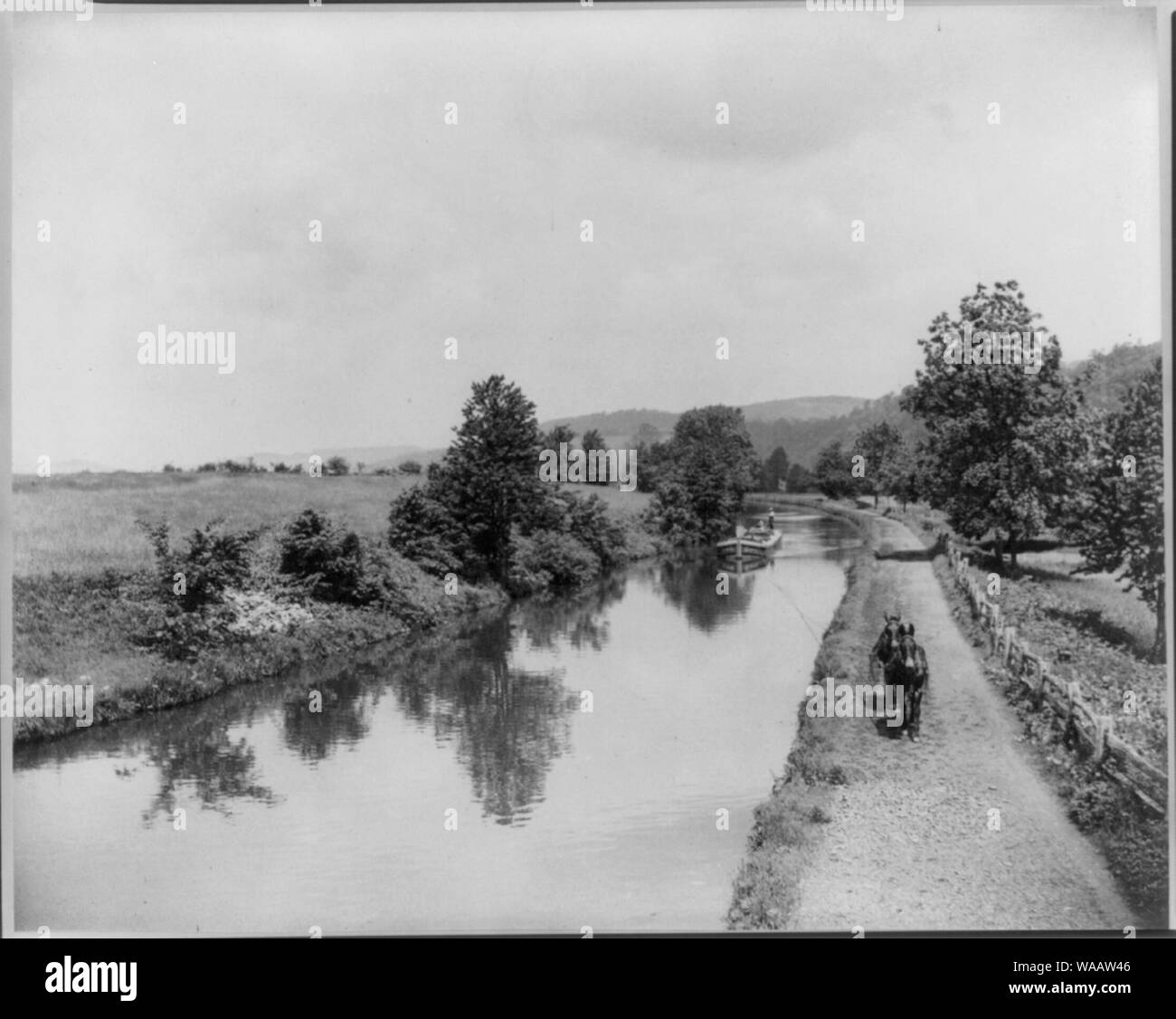 Transport de charbon Banque D'Images