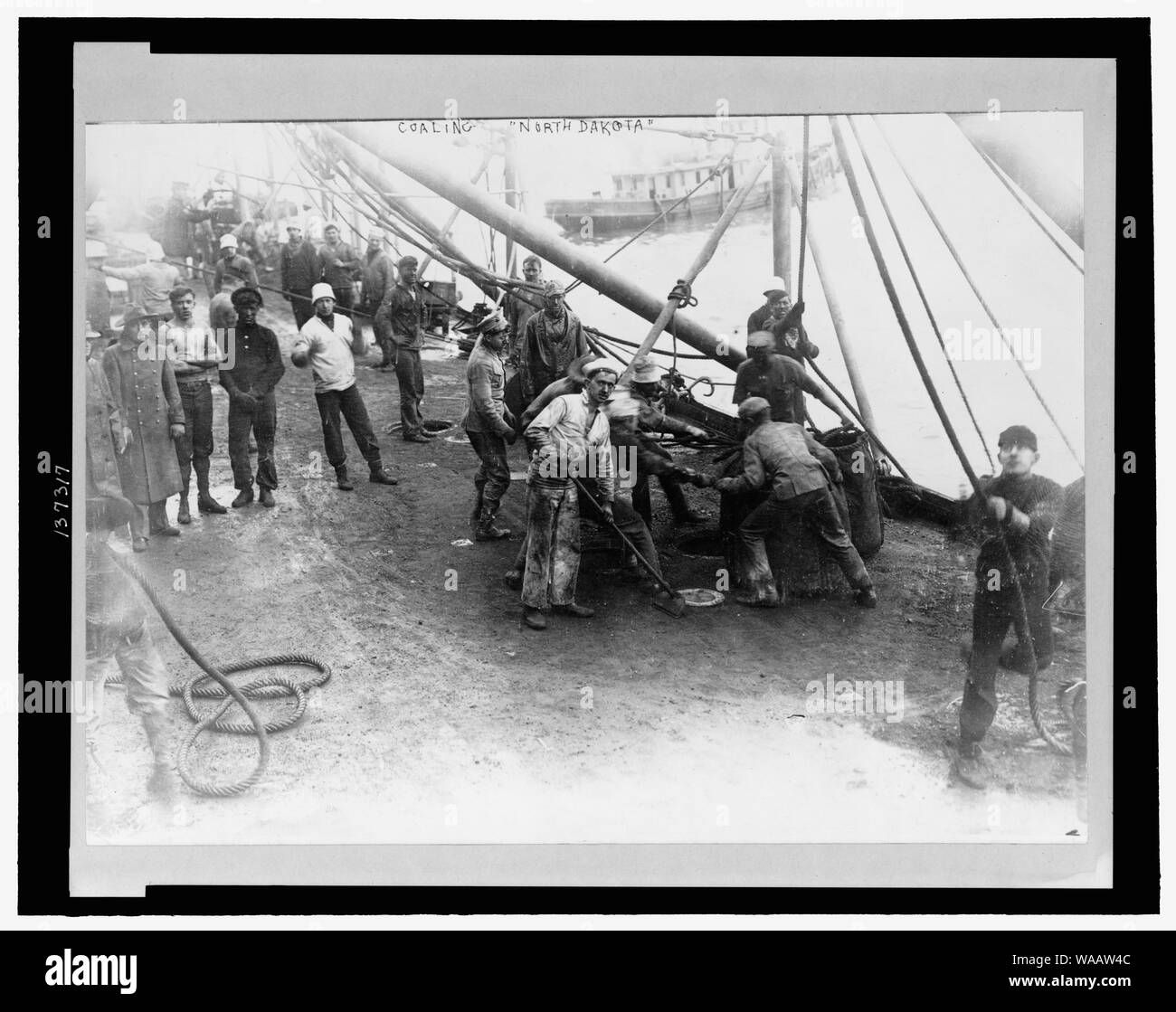Coaling Dakota du Nord Banque D'Images