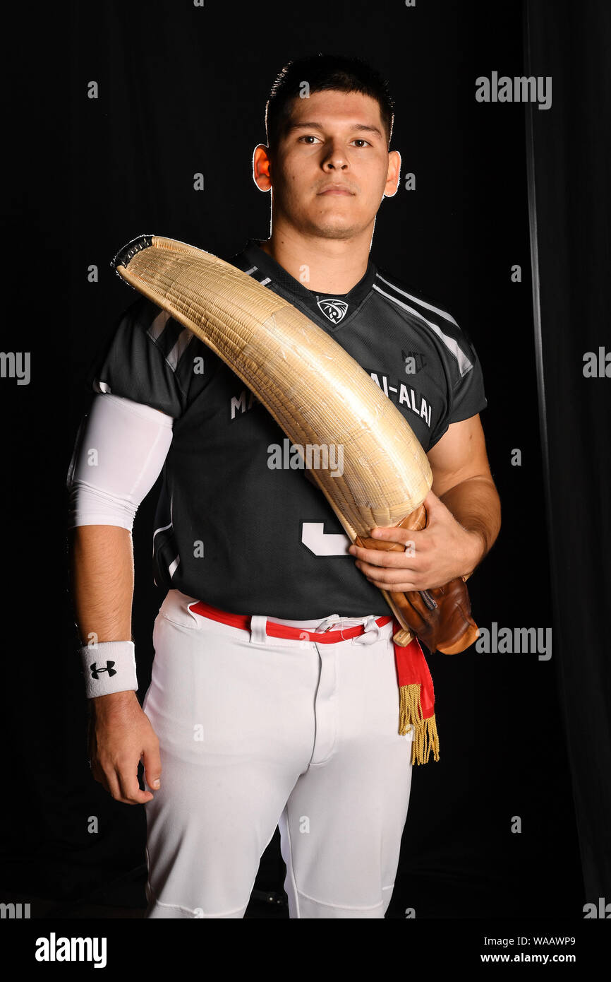Miami, FL, USA. Août 16, 2019. La ville magique de l'équipe au portrait Jai-Alai Magic City Casino le 16 août 2019 à Miami, en Floride. Credit : Mpi04/media/Alamy Punch Live News Banque D'Images