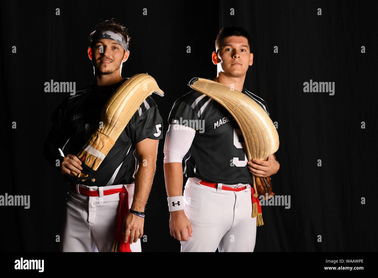 Miami, FL, USA. Août 16, 2019. La ville magique de l'équipe au portrait Jai-Alai Magic City Casino le 16 août 2019 à Miami, en Floride. Credit : Mpi04/media/Alamy Punch Live News Banque D'Images