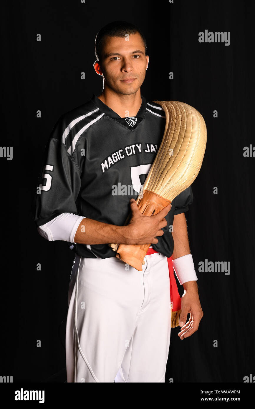 Miami, FL, USA. Août 16, 2019. La ville magique de l'équipe au portrait Jai-Alai Magic City Casino le 16 août 2019 à Miami, en Floride. Credit : Mpi04/media/Alamy Punch Live News Banque D'Images