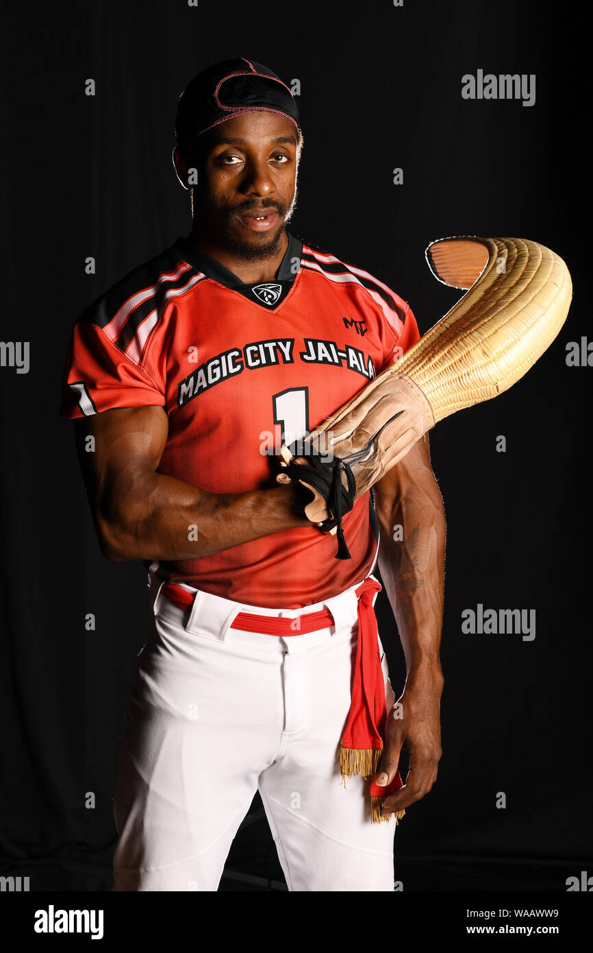 Miami, FL, USA. Août 16, 2019. La ville magique de l'équipe au portrait Jai-Alai Magic City Casino le 16 août 2019 à Miami, en Floride. Credit : Mpi04/media/Alamy Punch Live News Banque D'Images