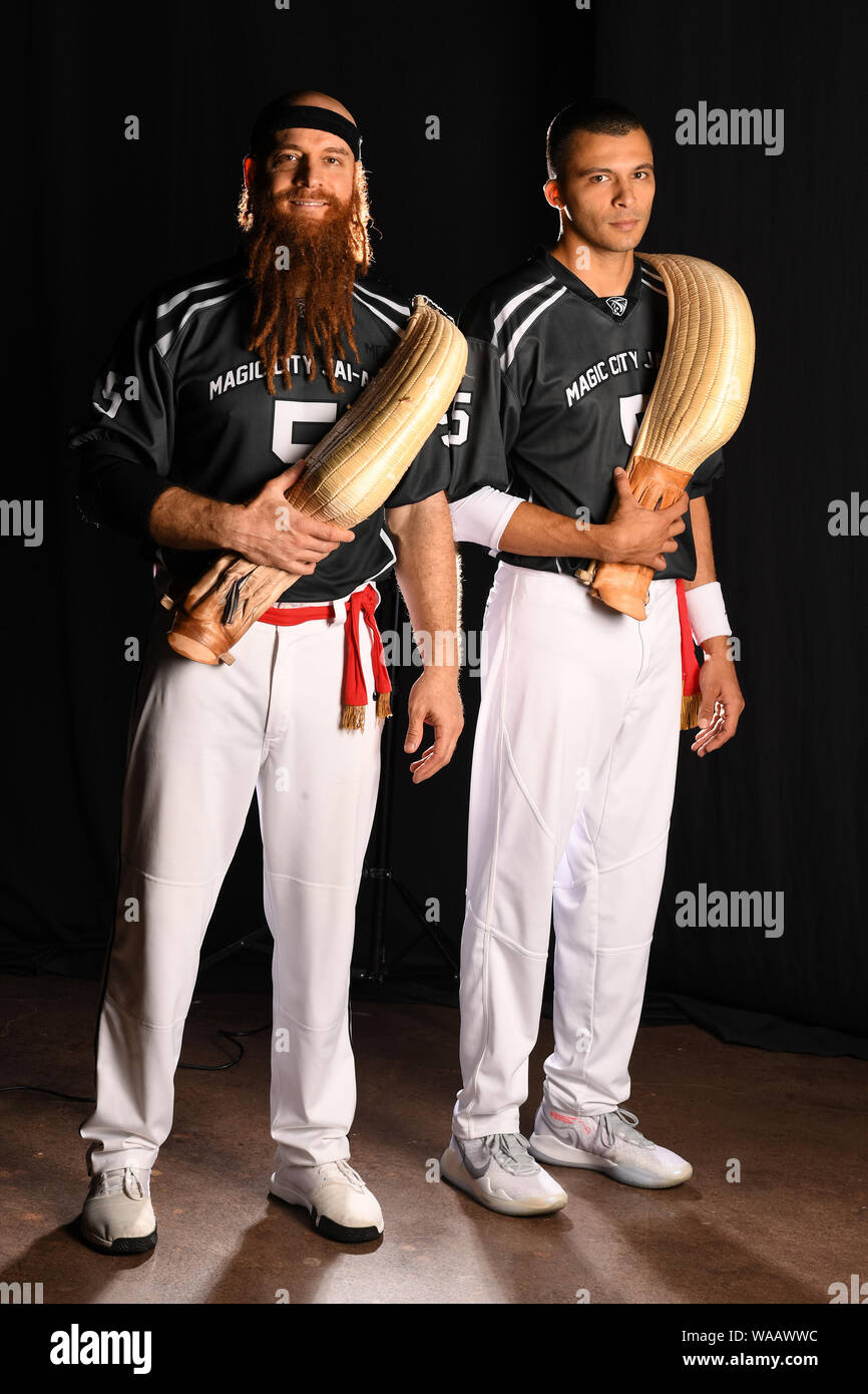 Miami, FL, USA. Août 16, 2019. La ville magique de l'équipe au portrait Jai-Alai Magic City Casino le 16 août 2019 à Miami, en Floride. Credit : Mpi04/media/Alamy Punch Live News Banque D'Images