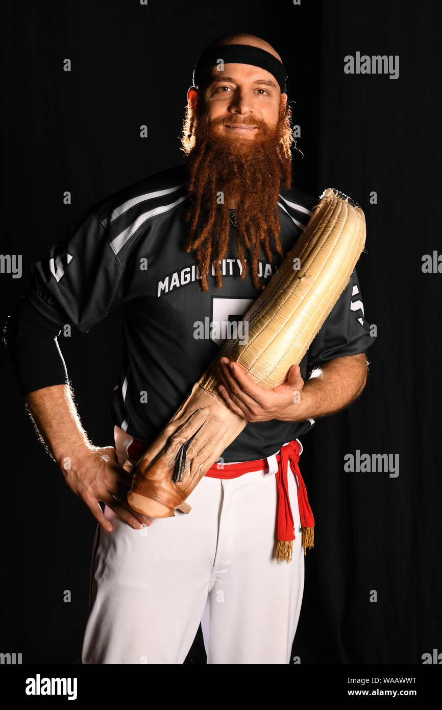 Miami, FL, USA. Août 16, 2019. La ville magique de l'équipe au portrait Jai-Alai Magic City Casino le 16 août 2019 à Miami, en Floride. Credit : Mpi04/media/Alamy Punch Live News Banque D'Images