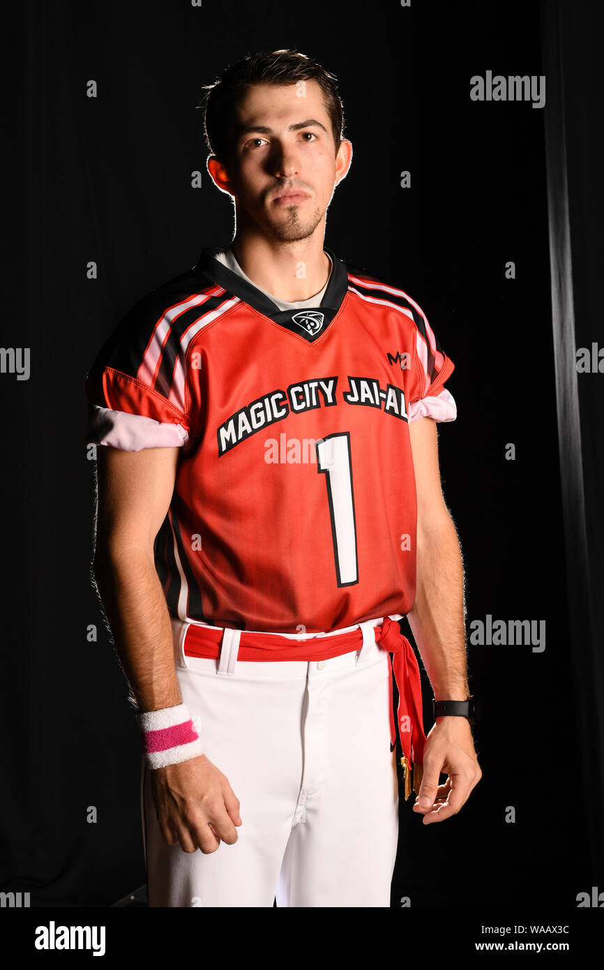 Miami, FL, USA. Août 16, 2019. La ville magique de l'équipe au portrait Jai-Alai Magic City Casino le 16 août 2019 à Miami, en Floride. Credit : Mpi04/media/Alamy Punch Live News Banque D'Images