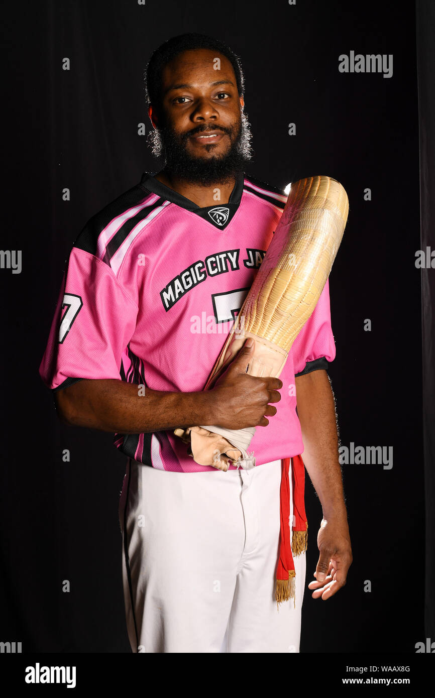 Miami, FL, USA. Août 16, 2019. La ville magique de l'équipe au portrait Jai-Alai Magic City Casino le 16 août 2019 à Miami, en Floride. Credit : Mpi04/media/Alamy Punch Live News Banque D'Images