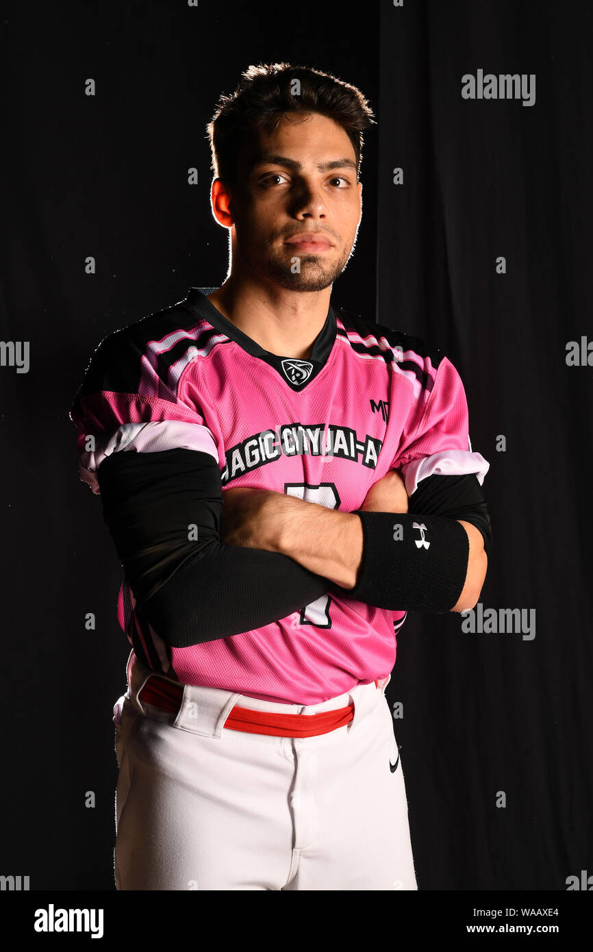 Miami, FL, USA. Août 16, 2019. La ville magique de l'équipe au portrait Jai-Alai Magic City Casino le 16 août 2019 à Miami, en Floride. Credit : Mpi04/media/Alamy Punch Live News Banque D'Images