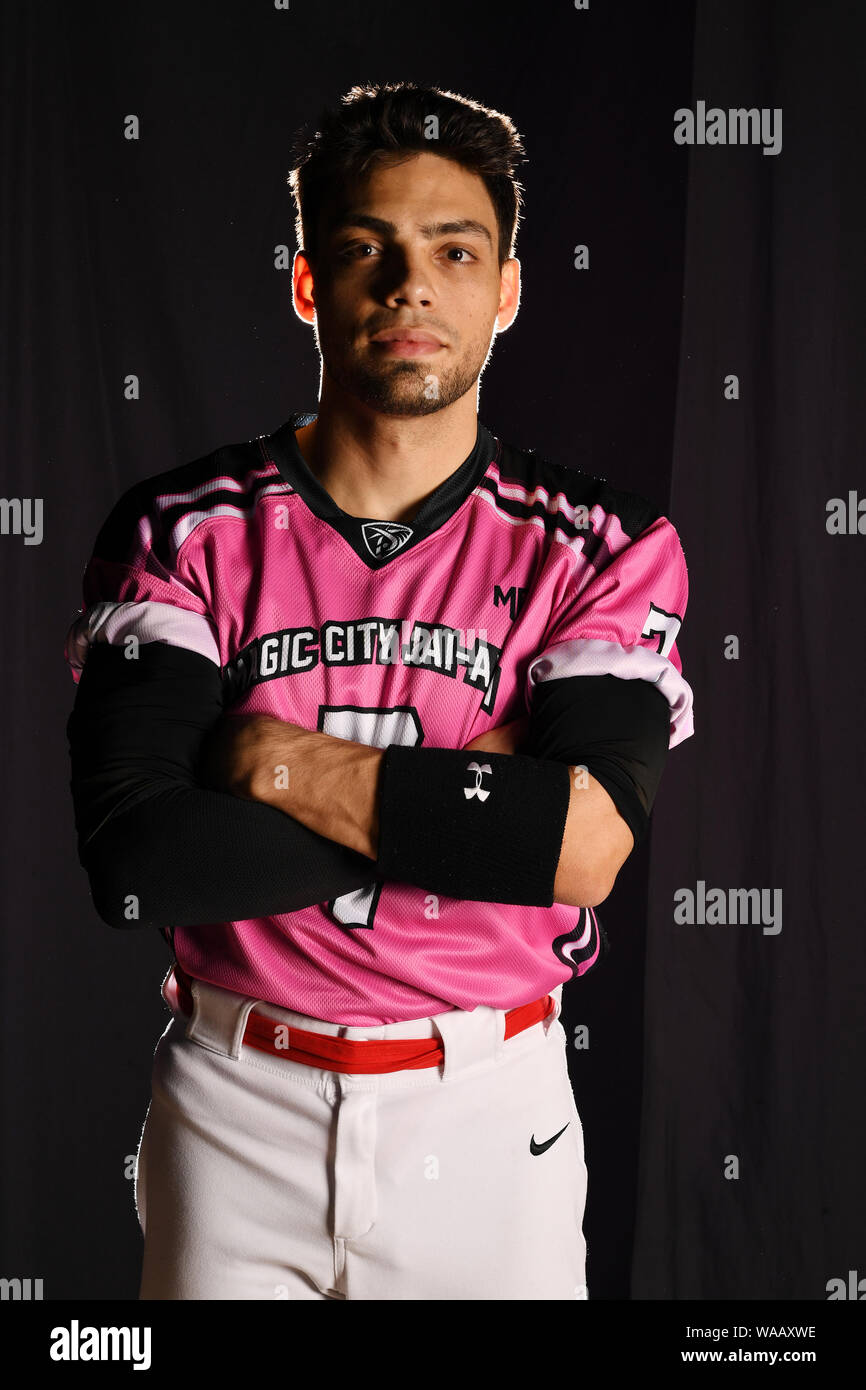 MIAMI, FLORIDE - le 16 août : Magic City portrait à l'équipe de Jai-Alai Magic City Casino le 16 août 2019 à Miami, en Floride. Credit : mpi04/MediaPunch Banque D'Images