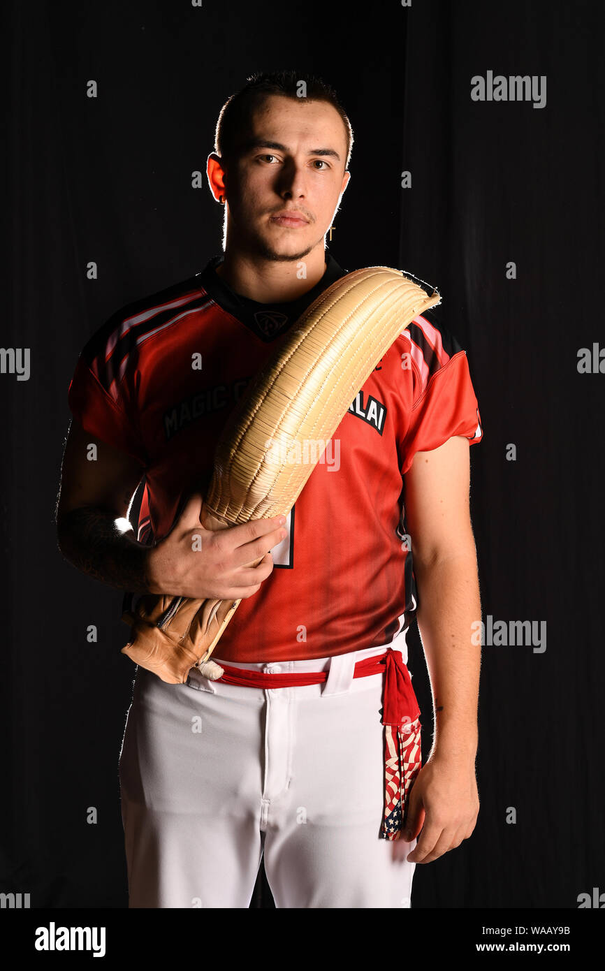 Miami, FL, USA. Août 16, 2019. La ville magique de l'équipe au portrait Jai-Alai Magic City Casino le 16 août 2019 à Miami, en Floride. Credit : Mpi04/media/Alamy Punch Live News Banque D'Images