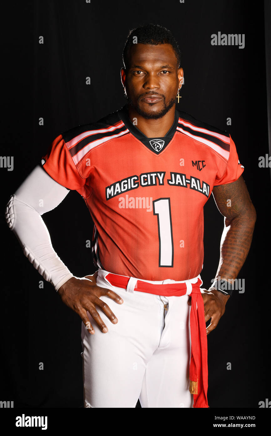 Miami, FL, USA. Août 16, 2019. La ville magique de l'équipe au portrait Jai-Alai Magic City Casino le 16 août 2019 à Miami, en Floride. Credit : Mpi04/media/Alamy Punch Live News Banque D'Images