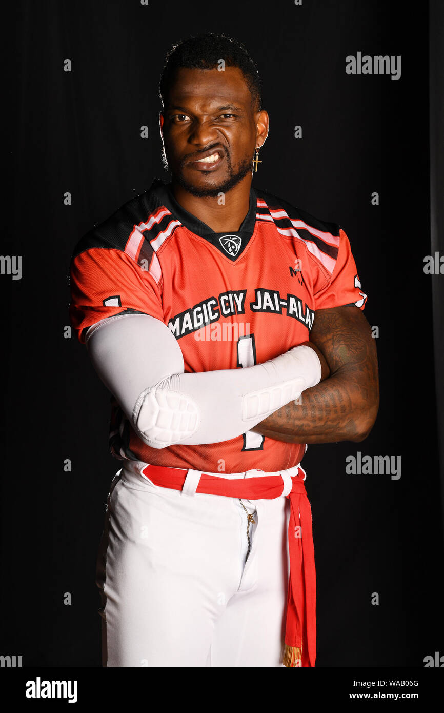 Miami, FL, USA. Août 16, 2019. La ville magique de l'équipe au portrait Jai-Alai Magic City Casino le 16 août 2019 à Miami, en Floride. Credit : Mpi04/media/Alamy Punch Live News Banque D'Images