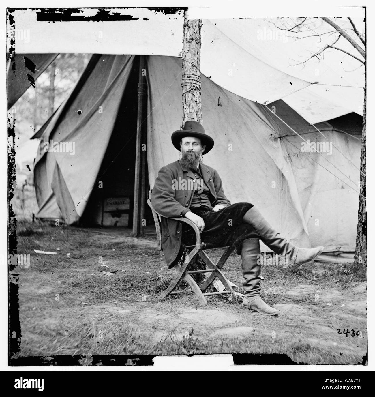 Cold Harbor, en Virginie. Chas. A. Dana, aider. Sec. De la guerre Banque D'Images