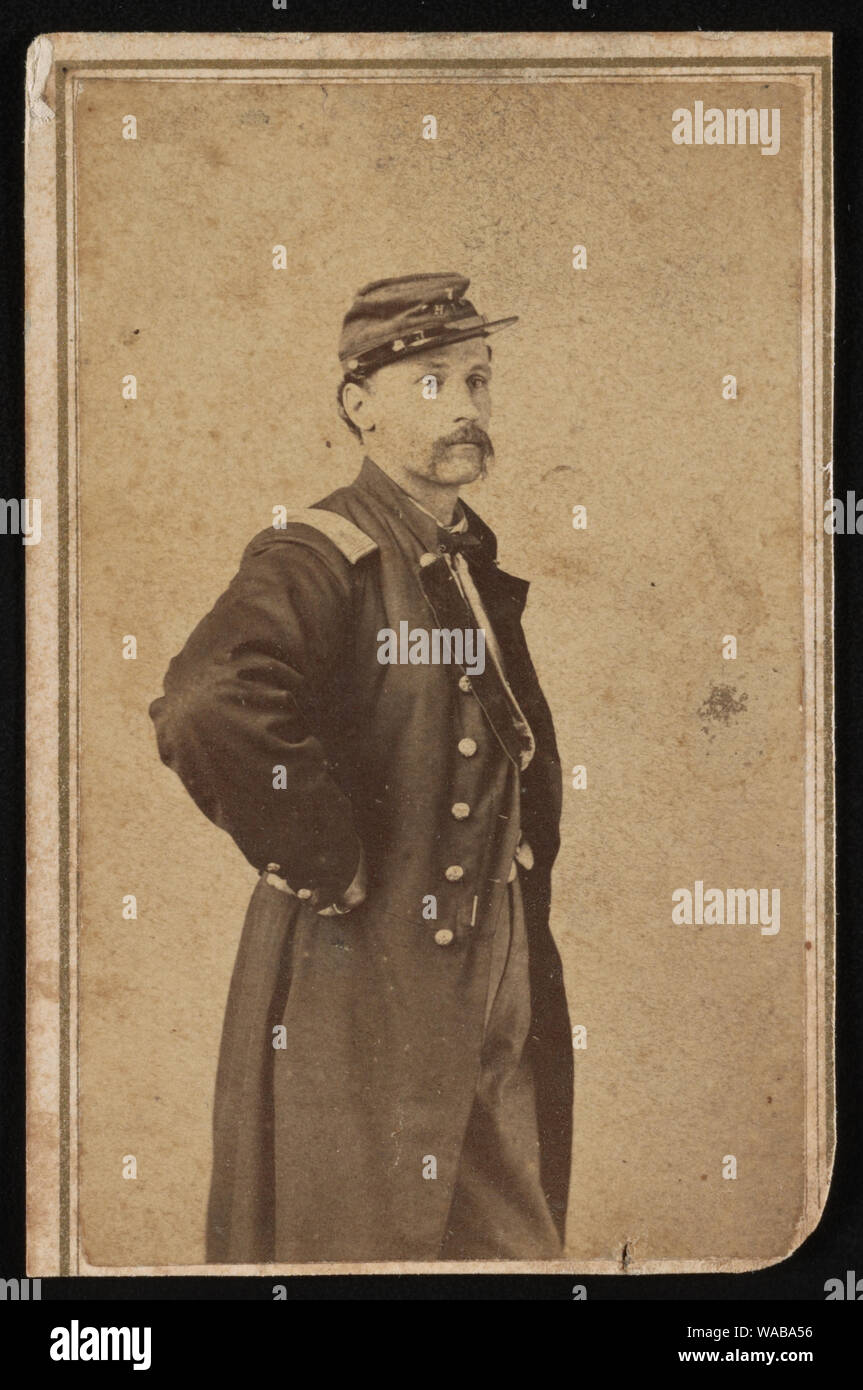 Le colonel William R. Creighton, de 7e Régiment d'infanterie de l'Ohio en uniforme] / J.F. Ryder, photographist Banque D'Images