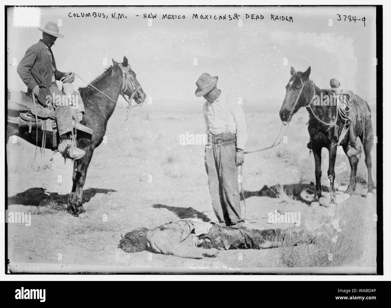 Columbus, N. M. -- Nouveau Mexique mexicains & dead raider Banque D'Images