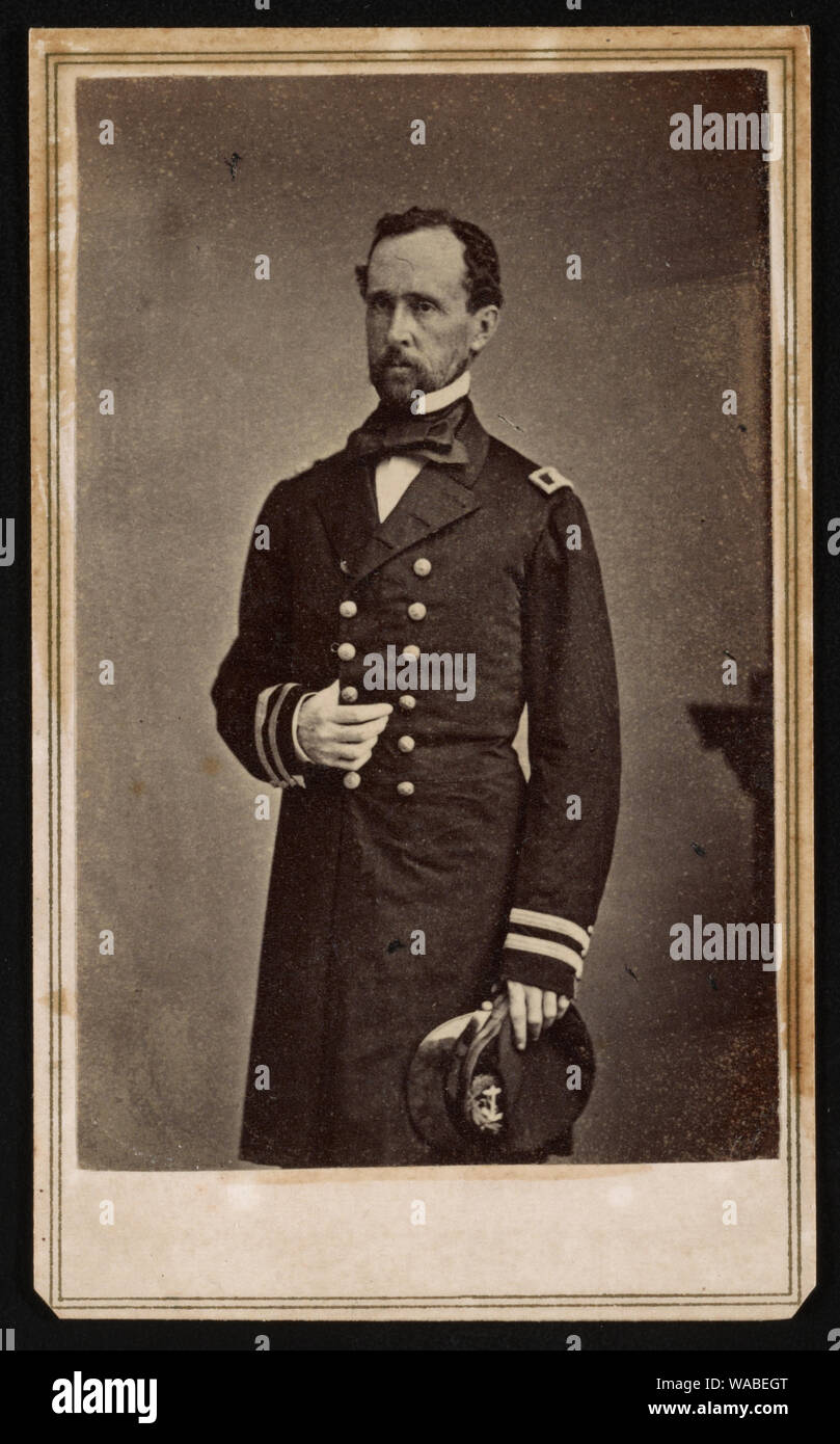 Christopher commandant R.P. Rodgers de U.S. Navy en uniforme] / De négatif photographique dans la région de Brady's National Portrait Gallery Banque D'Images