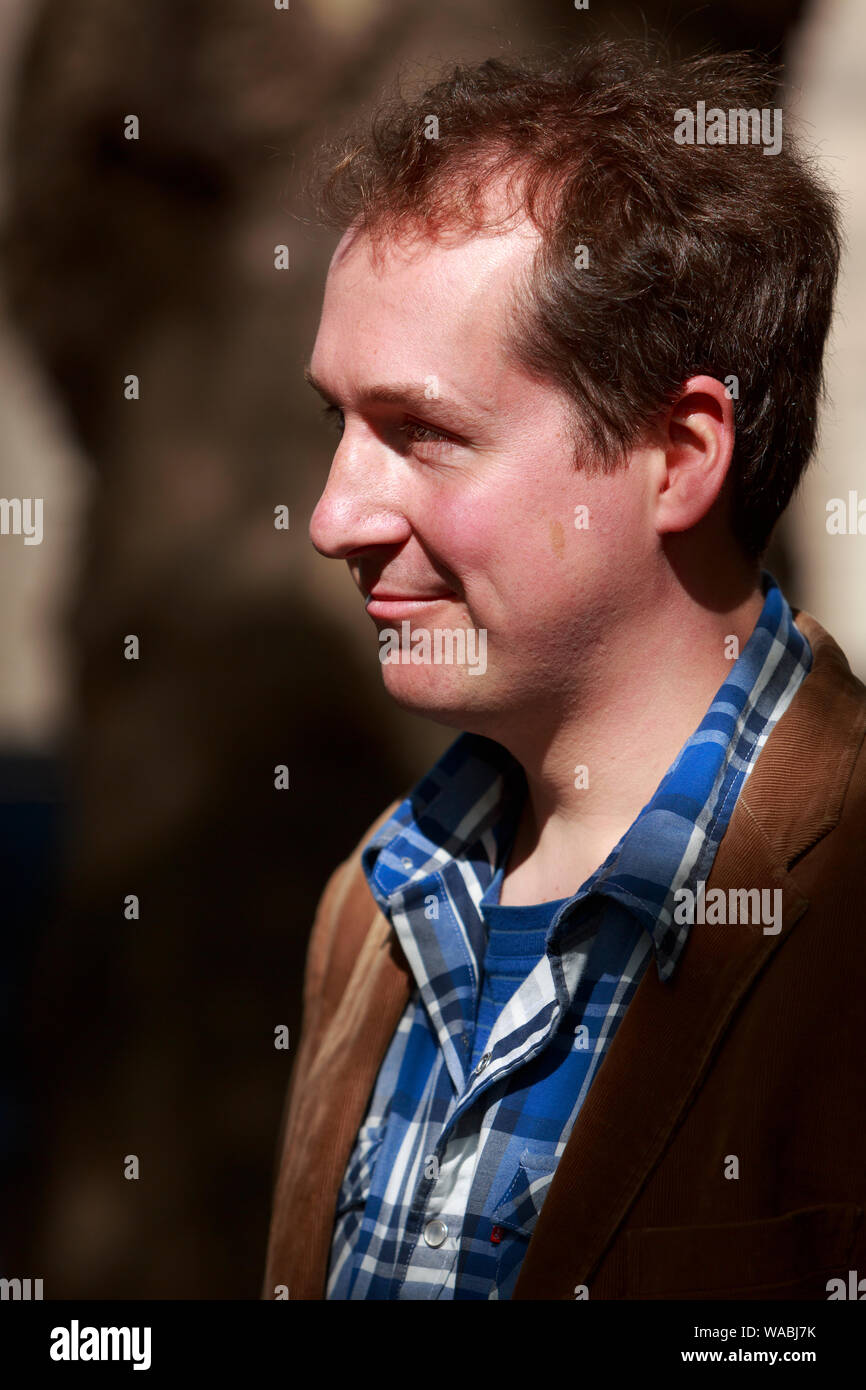 Edimbourg, Ecosse. 19 août. 2019. Auteur britannique, Henry Bell participe à une photo à l'Edinburgh International Book Festival. Pako Mera/Alamy Live News Banque D'Images