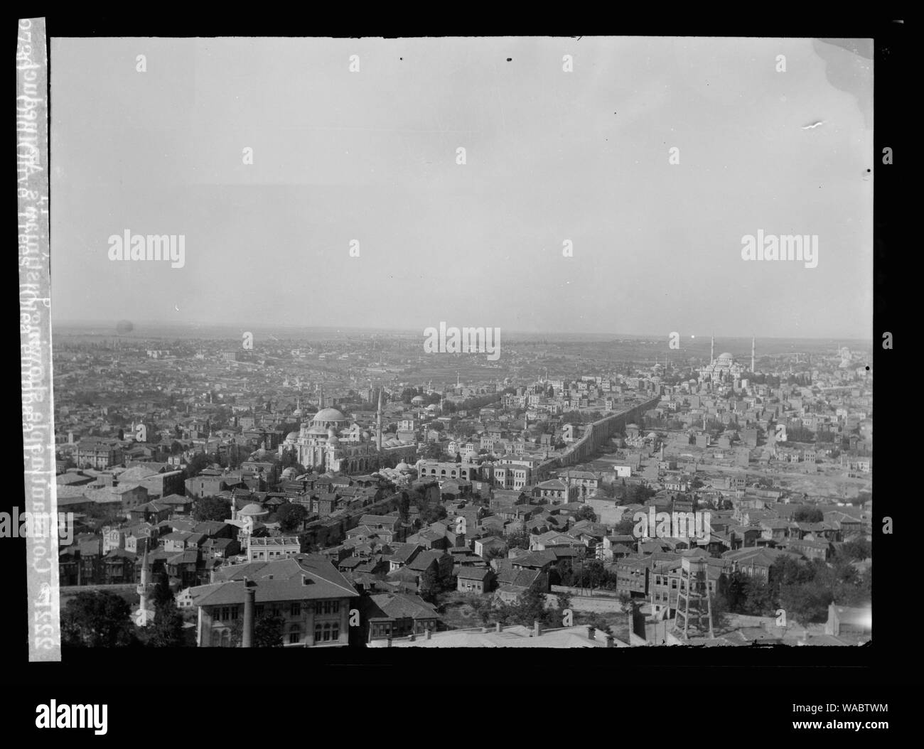 Constantinople. Constantinople montrant l'Acqueduc Justinien [c.-à-d., l'Aqueduc] Banque D'Images