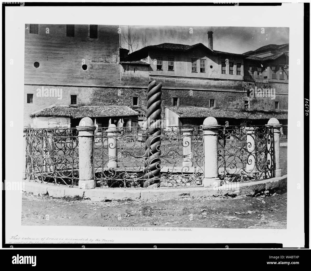 Constantinople. Colonne de la Serpent Banque D'Images