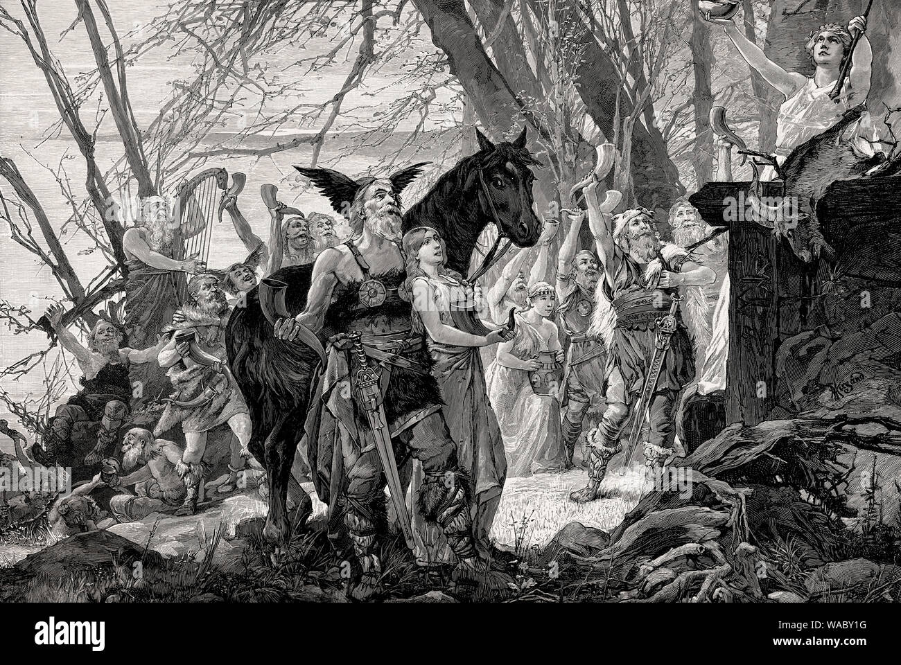 Love Potion germanique Banque D'Images